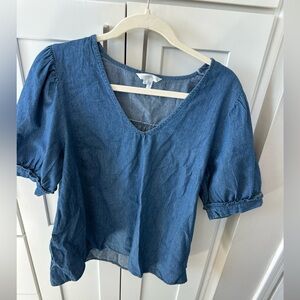 Draper James Denim Blue Women's Top size large